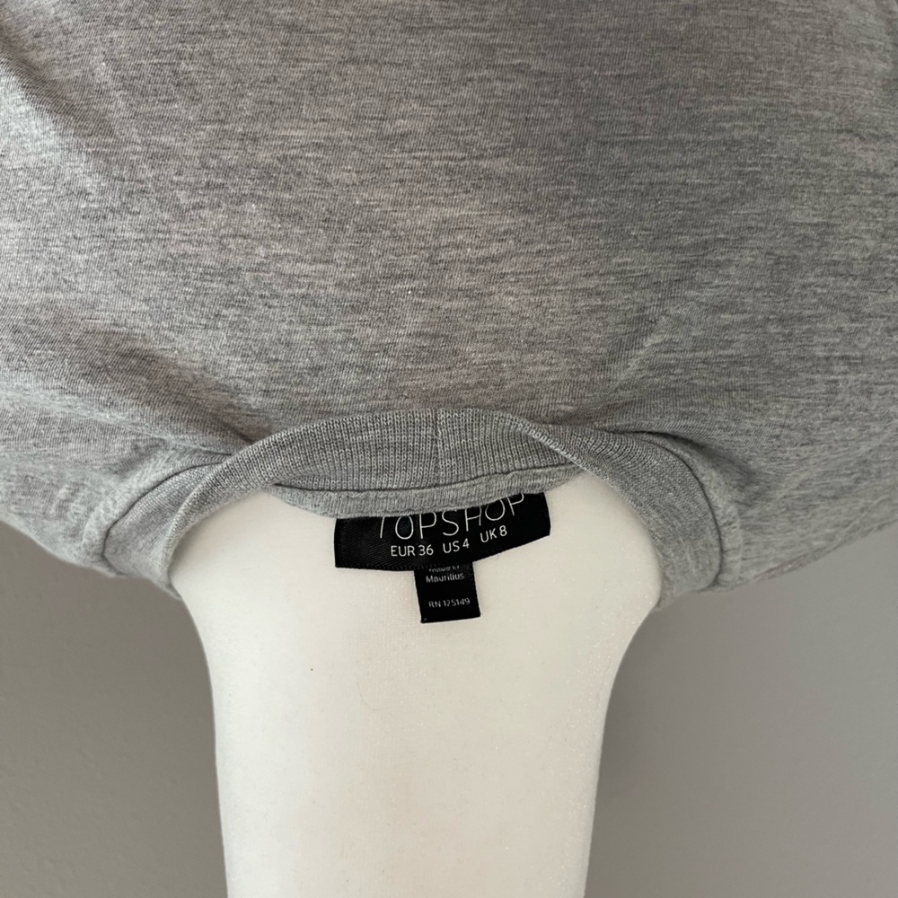 3/$20 Topshop Gray Tunic - Picture 4 of 4